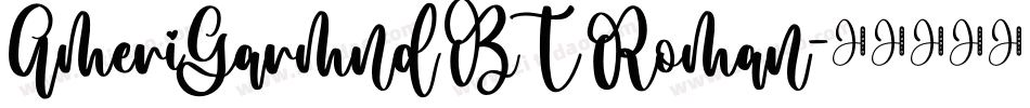 AmeriGarmnd BT Roman字体转换